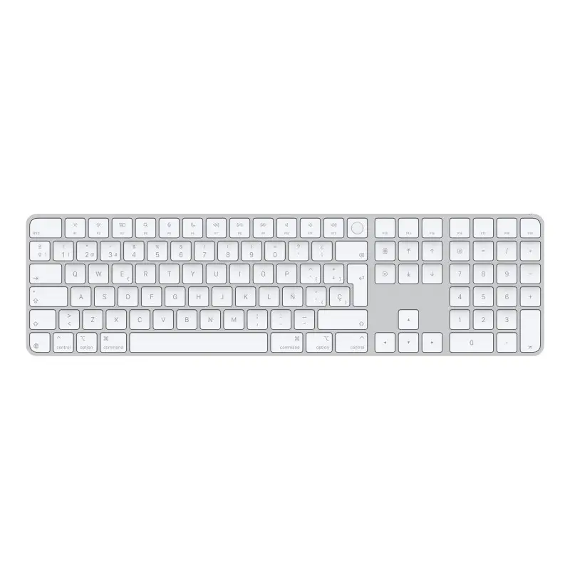 Magic Keyboard Blanco Touch ID y Teclado Numérico – Español