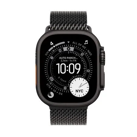 Watch Ultra 3 Cell 49mm Titânio preto Bracelete Milanesa Preta S — preço grossista B2B