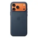 Capa MagSafe iPhone 17 Pro Max Entrançado técnico Azul Apple por grosso B2B 📦