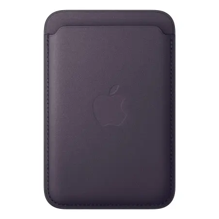 Cartera de entrançado fino com MagSafe para el iPhone- Roxo Meia-noite Apple por grosso B2B 📦