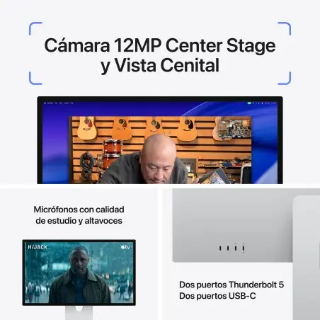 Studio Display XDR com vidrio nanotexturizado e adaptador de montaje VESA Apple por grosso B2B 📦