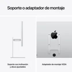 Studio Display XDR con vidrio nanotexturizado y adaptador de montaje VESA Apple al por mayor en España 📦 