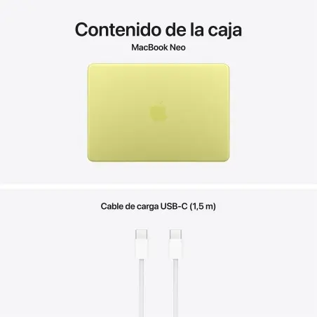 MacBook Neo A18 Pro 8GB 512GB Touch ID Cítrico Apple por grosso B2B 📦