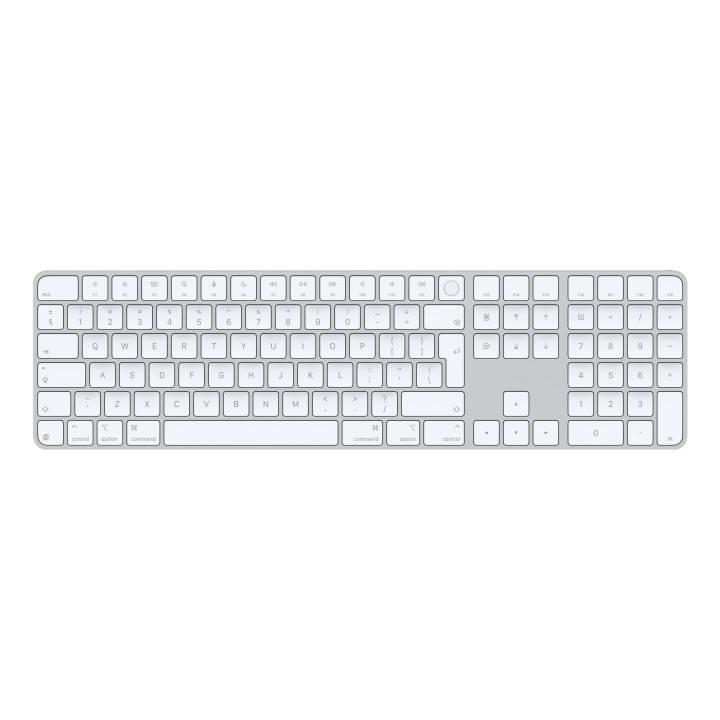 Magic Keyboard Branco Touch ID e Teclado numérico – Inglês Apple por grosso B2B 📦