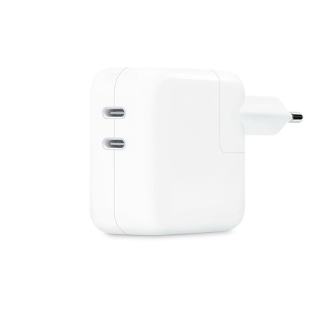 Adaptador de corriente com dos puertos USB‑C de 35 W — preço grossista B2B