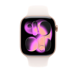 Watch 11 Cell 46 mm Dourado Bracelete desportiva Luz das estrelas M/L Apple por grosso B2B 📦