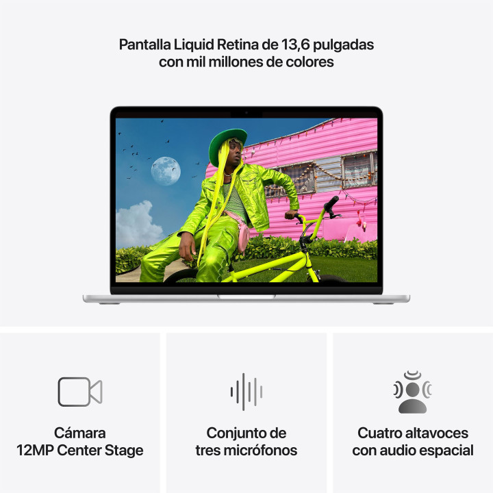 MacBook Air 13 M5 16GB 512GB Prateado Apple por grosso B2B 📦