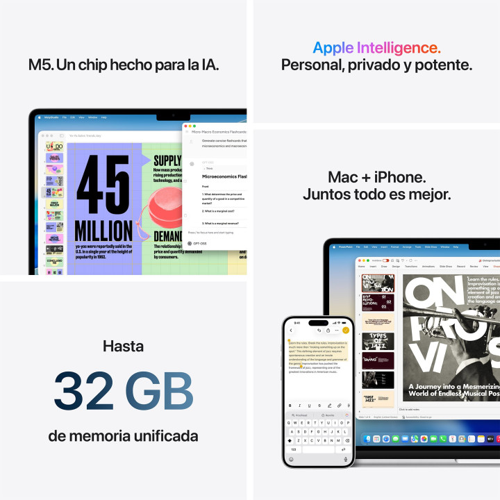 MacBook Air 15 M5 16GB 1TB Prateado Apple por grosso B2B 📦