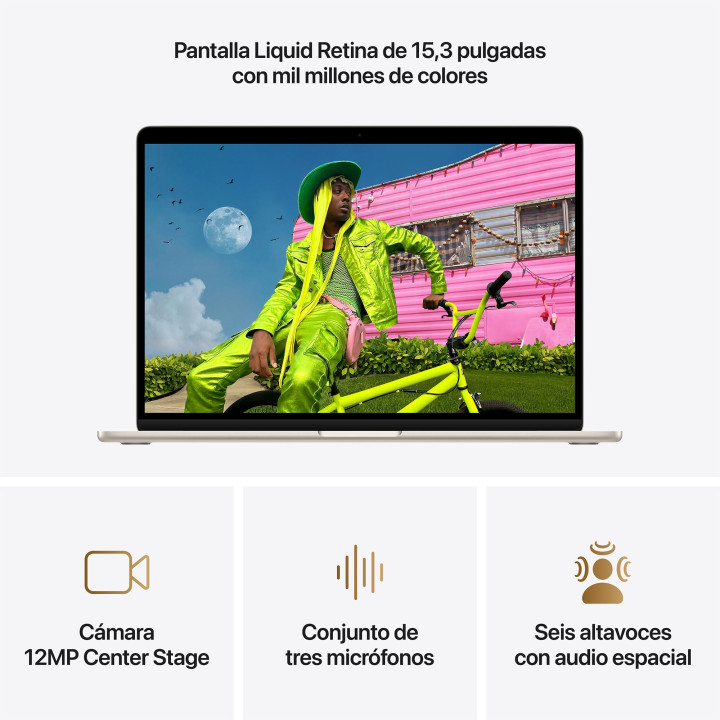 MacBook Air 15 M5 16GB 1TB Luz das estrelas Apple por grosso B2B 📦