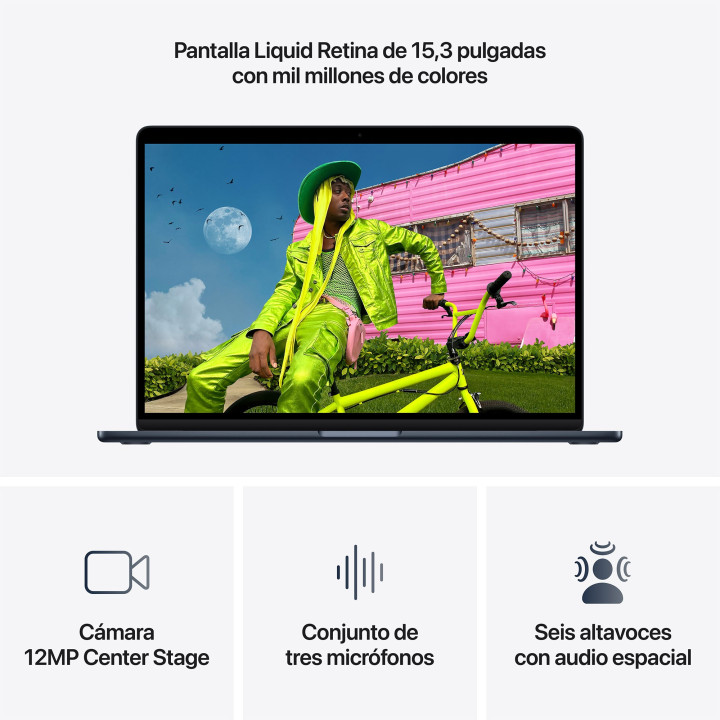 MacBook Air 15 M5 24GB 1TB Meia-noite Apple por grosso B2B 📦
