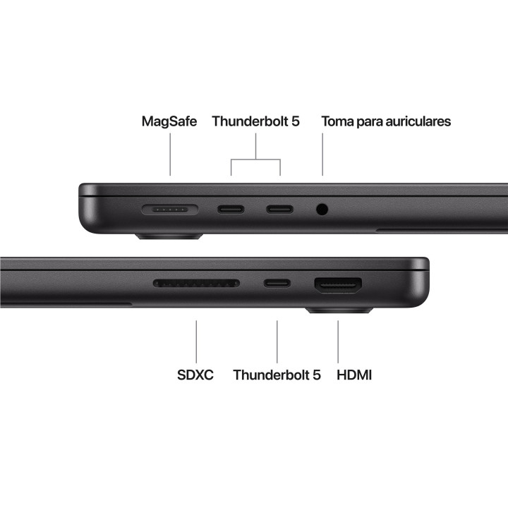 MacBook Pro 14 M5 Pro 24GB 1TB Preto sideral Apple por grosso B2B 📦
